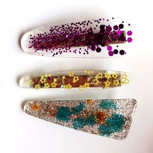 Resin Hair Clips